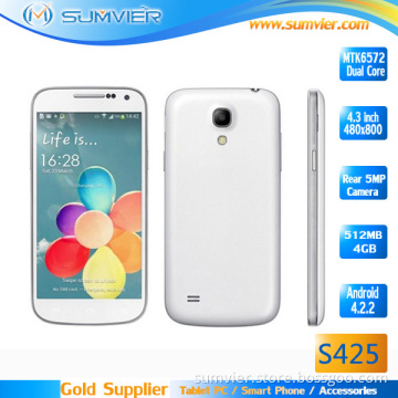 4.3" GSM/WCDMA Dual SIM Cards Dual Standby Android 4.2 3G Smartphone (S425)